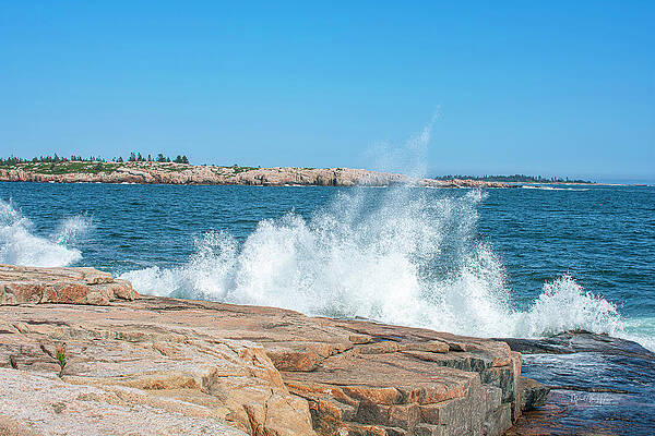 Maine Photograph - Ocean Performance by Veterans Aerial Media LLC
