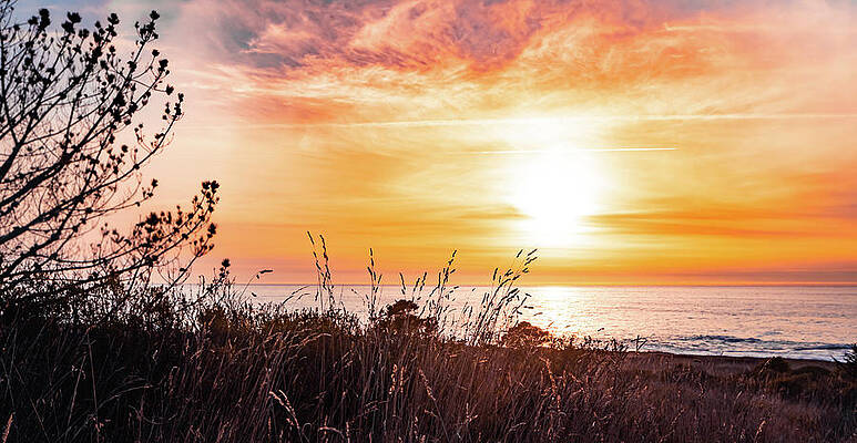Beautiful Wall Art featuring the photograph Ocean Sunset On The West Coast, Westport, California by Shannon Williams