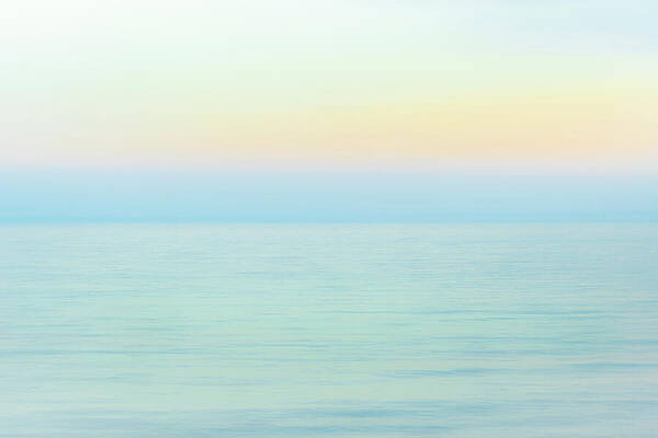 Serene Ocean at Sunrise Wall Art