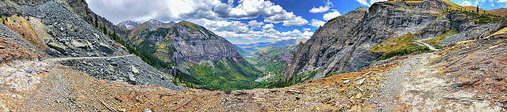 Wall Art featuring the photograph October 2020 Telluride From Black Bear by Alain Zarinelli