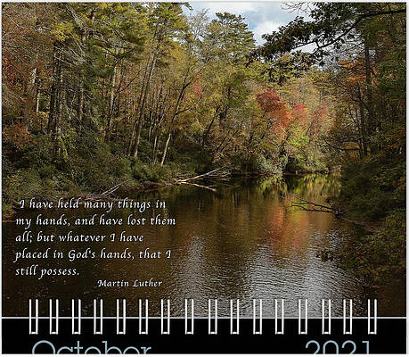 Inspirational Photograph - October 2021 Inspirational Calendar Preview by Joni Eskridge