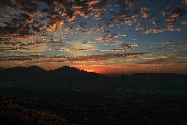 Wall Art featuring the photograph October Sunrise In The Blue Ridge by Deb Beausoleil