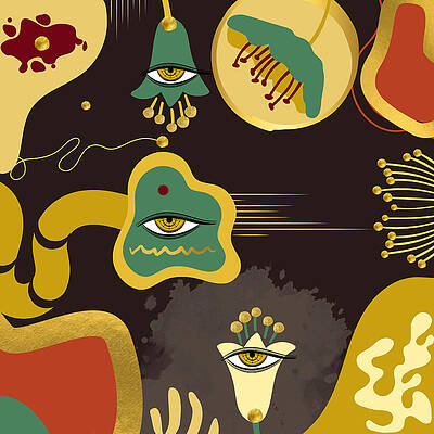 Wall Art featuring the mixed media Of Dust And Sci-fi by Canessa Thomas