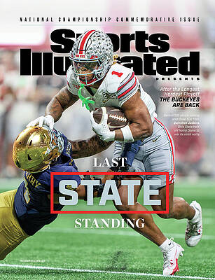 Quinshon Judkins Ohio State Victory Photograph