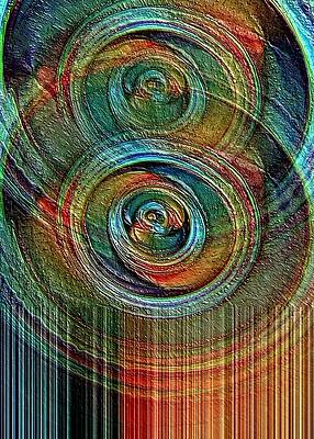 Abstract Digital Art - Oil And Water by David Manlove