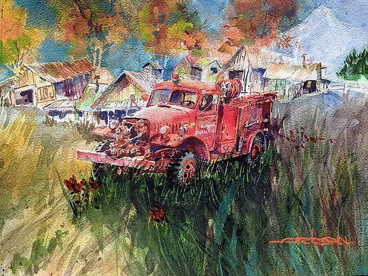 Nostalgia Painting - Ol' Red by Jackson Ordean