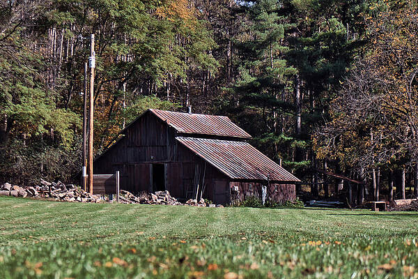 Wall Art featuring the photograph Old Barn by American Landscapes