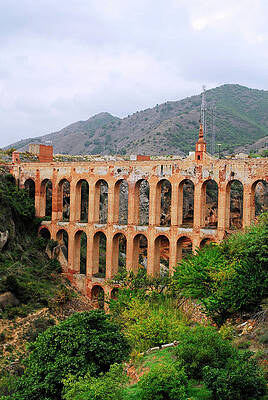 Sky Wall Art featuring the photograph Old Bridge In South Spain by Severija Kirilovaite