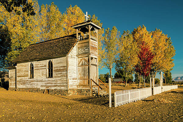Wall Art featuring the photograph Old Castantia Church by Mike Lee