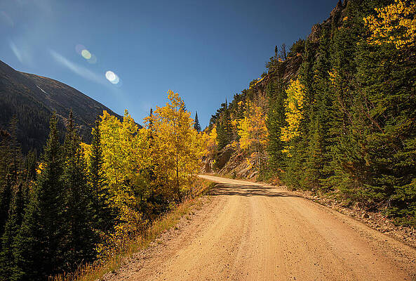 Wall Art featuring the photograph Old Fall River Road In Autumn by Dan Sproul