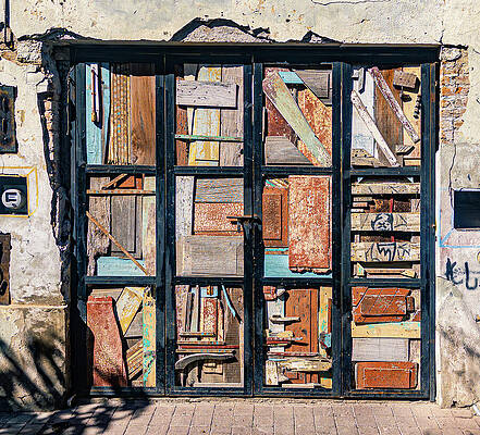 Mexico Wall Art featuring the photograph Old Gate In Mazatlan by Tommy Farnsworth