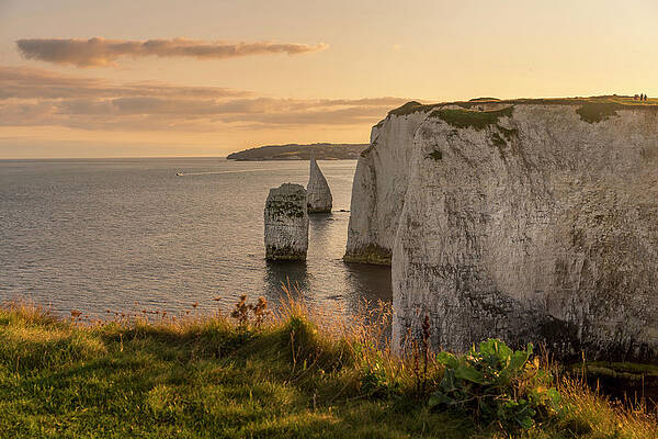 Landscape Photograph - Old Harry Rocks - Westbound by Chris Boulton