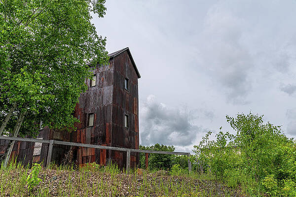 Vintage Photograph - Old Mining Building In Cobalt, Ontario by John Twynam