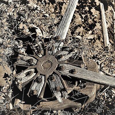 Photograph - Old Wheel4-2 by John Linnemeyer