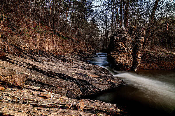 Winter Wall Art featuring the photograph Olde Rope Mill Park Raceway Exit #2 by Anthony Hightower