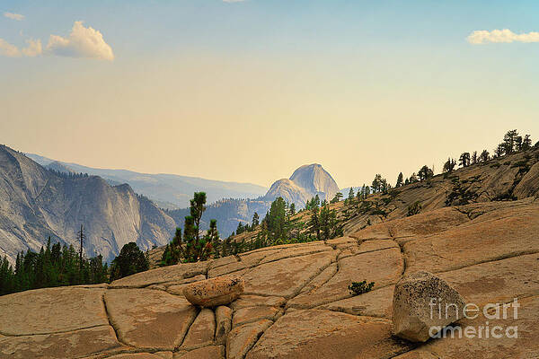 Outdoors Wall Art featuring the photograph Olmsted Point And Half Dome, Yosemite National Park by Abigail Diane Photography