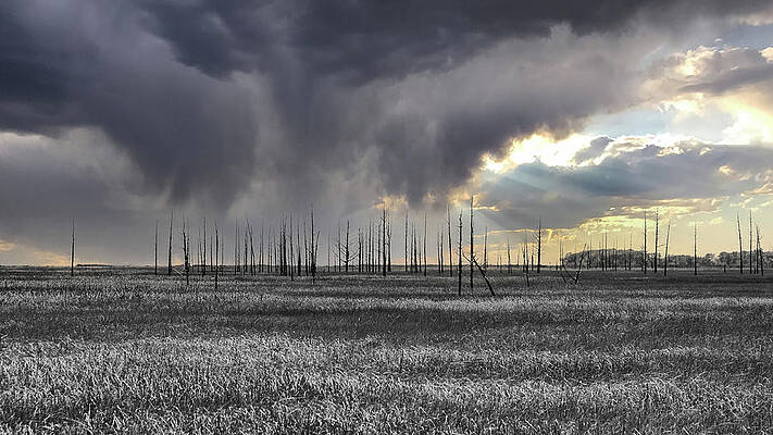 Sky Wall Art featuring the photograph Ominous Sky by Louis Dallara