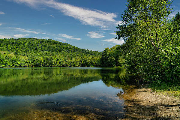 Reflection Photograph - On A Clear Day by Penny Polakoff