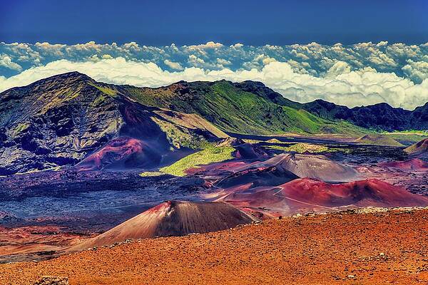 Mountain Photograph - On Top Of Haleakala Volcano by Bruce Block