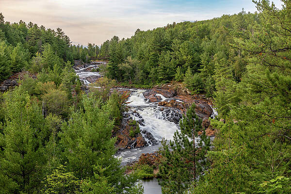 Wall Art featuring the photograph Onaping Falls Near Sudbury, Ontario 3 by John Twynam