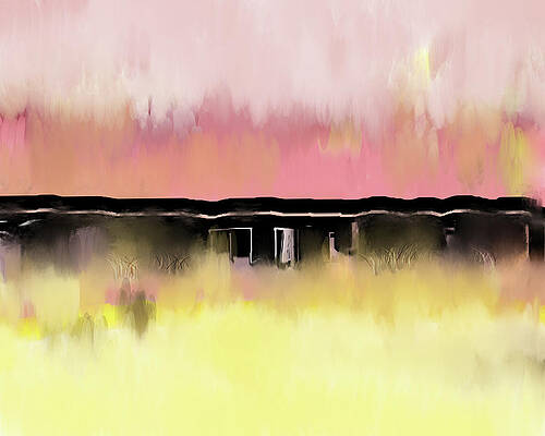 Wall Art featuring the digital art One Door Opens by Alison Frank