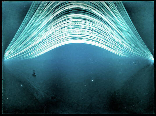 Photograph - One Year Long Exposure - Beachy Head by Will Gudgeon