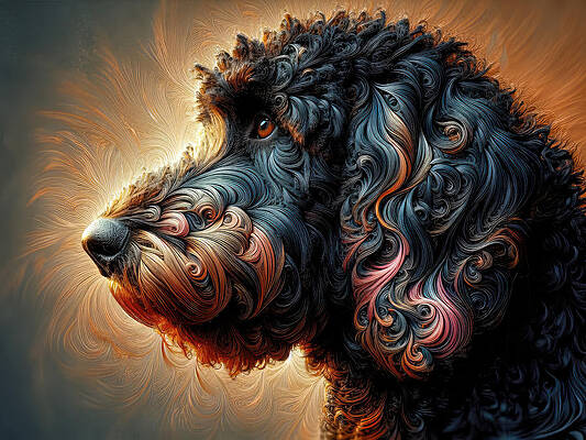 Digital Art - Opal's Whorled Whimsy by Bill And Linda Tiepelman