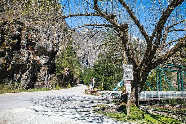 State Route 20 Photograph - Open Gate On State Route 20 by Tom Cochran