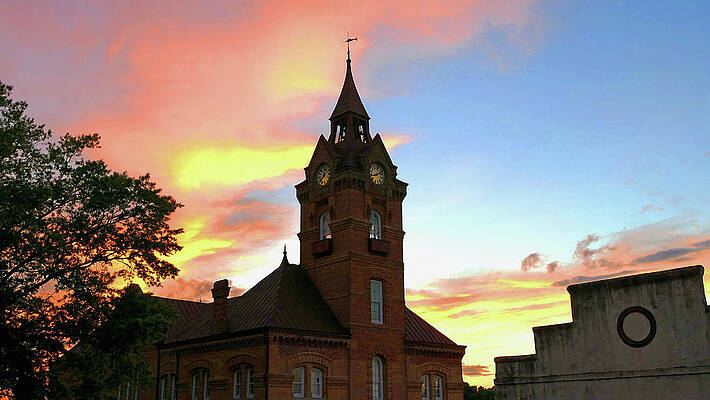 Newberry Wall Art featuring the photograph Opera House Sunset by Brian Hare