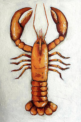 Vibrant Painting - Orange Tide Two by Lucia Stewart