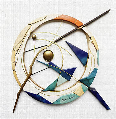 Wall Art featuring the digital art Orbit Of Intentions by Rafael Salazar