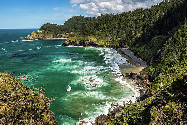 Oregon Photograph - Oregon Coast View by Diane Moller