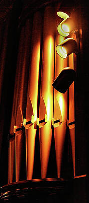 Wall Art featuring the photograph Organ Pipes by John Linnemeyer