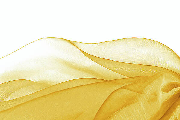 Clothing Photograph - Organza Fabric Macro Wavy by Severija Kirilovaite