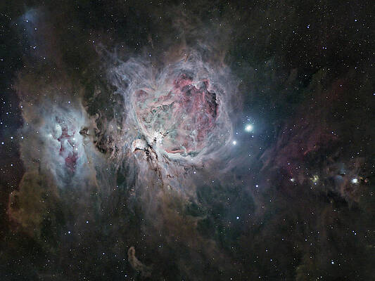 Nebula Photograph - Orion Nebula In RGB by Brian Weber