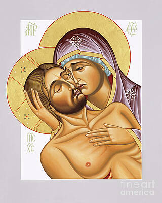 Our Lady and Jesus Embrace Wall Art