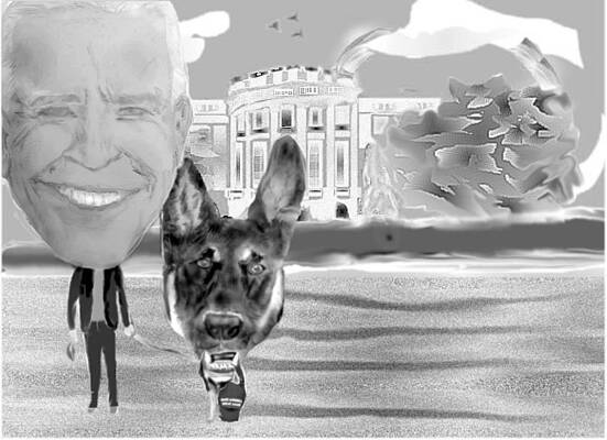 Mixed Media - Out For A Stroll. by Pamela Calhoun