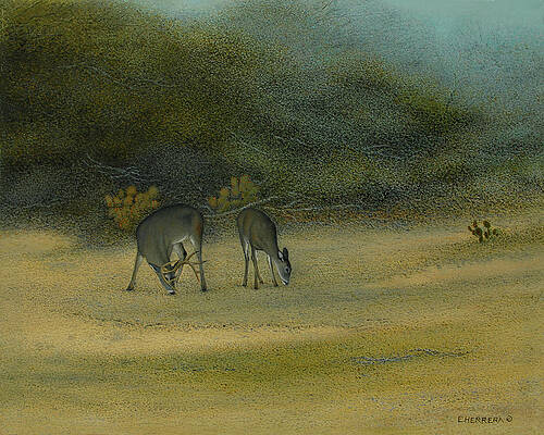 Wall Art featuring the painting Out Of The Brush by Eleazar Herrera