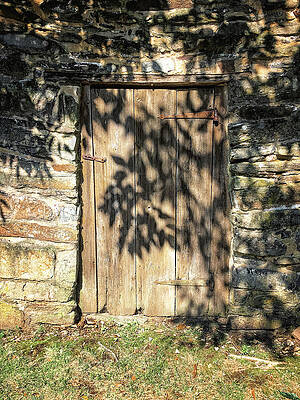 Wall Art featuring the photograph Outbuilding Door by Steven Nelson