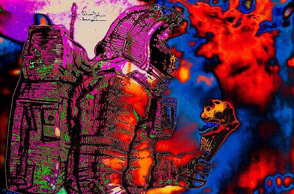 Wall Art featuring the photograph Mont- Over I Scream The Moon by Alex John Bergerman