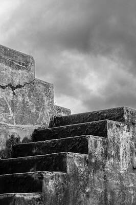 Sky Photograph - Overlapping Stairs by Chad Thunberg