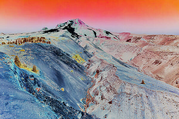 Overlooking Mt. Hood  by Bruce Block