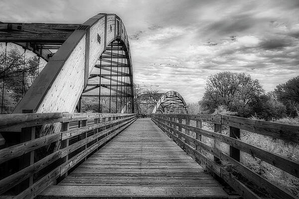 Wall Art featuring the photograph Overpeck Arch Bridge by Penny Polakoff