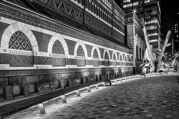 Pennsylvania Photograph - PAFA And Grumman Greenhouse BW by Susan Candelario