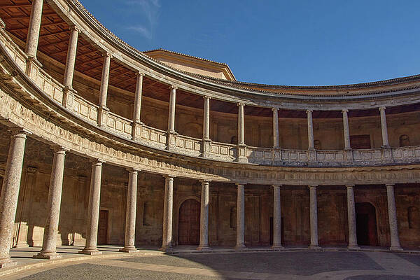Wall Art featuring the photograph Palace Of Charles V by Rebecca Herranen
