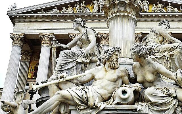 Photograph - Vienna- Pallas-Athena-Brunnen by Anorel