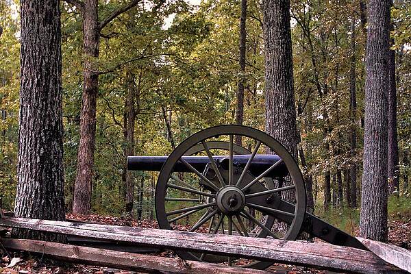 Wall Art featuring the photograph Pamplin Breakthrough Cannon by American Landscapes
