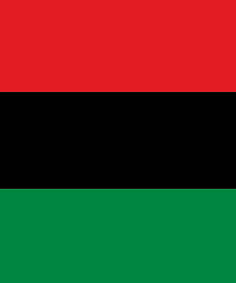 Power Digital Art - Pan African Flag by Flippin Sweet Gear