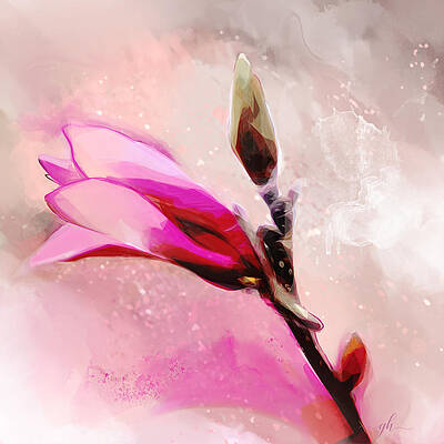 Blossom Digital Art - Panache by Gina Harrison
