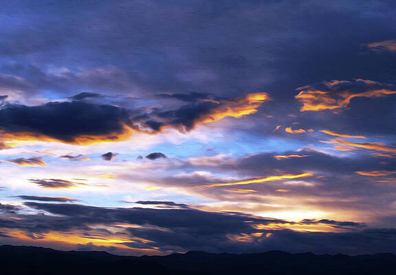 Wall Art featuring the photograph Rain Returns To The Panamint Range by Joe Schofield